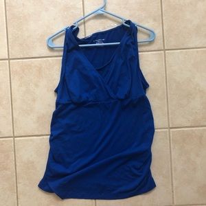 Blue Maternity Tank Size L